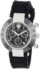 Versace 95CCS9D008 S009 Reve Ceramic Black Stainless Steel Chronograph