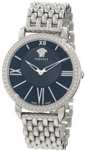 Versace M6Q99D008 S099 Krios Sapphire Crystal Black Dial