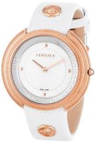 Versace VA7030013 Thea Round Stainless Steel Mother-Of-Pearl Dial