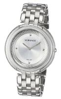 Versace VA7060013 Thea Round Stainless Steel Silver Sunray Dial