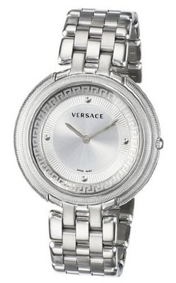 Versace VA7060013 Thea Round Stainless Steel Silver Sunray Dial