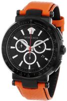 Versace VFG030013 Mystique Sport 46mm Black Ion-Plated Coated Stainless Steel Chronograph Tachymeter Date