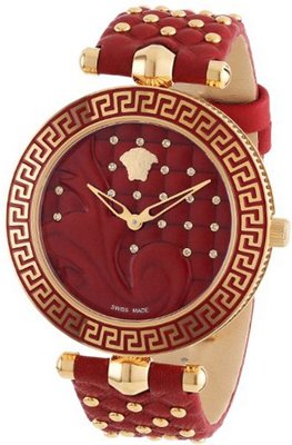 Versace VK7080013 Vanitas Rose Gold Ion-Plated Coated Stainless Steel Interchangeable Straps Diamond