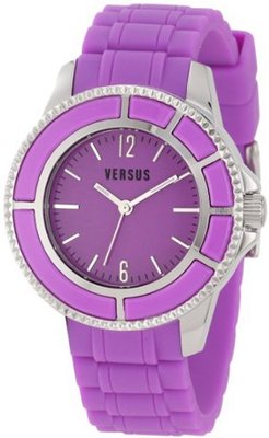 Versus by Versace 3C61800000 Tokyo Purple Dial Rubber