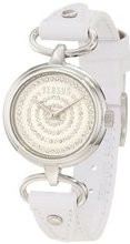 Versus by Versace 3C68200000 Versus V White Crystal Dial Genuine Leather