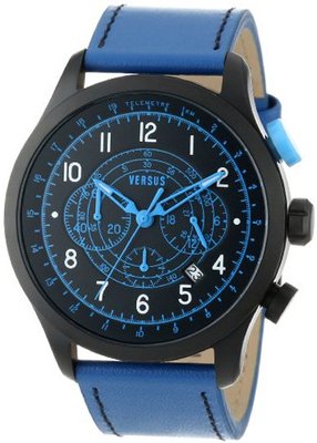 Versus by Versace 3C73300000 Soho Black Ion-Plated Stainless Steel Chronograph