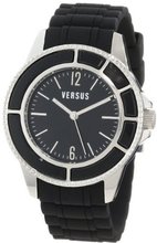 Versus by Versace AL13LBQ809A009 Tokyo Black Dial Black Rubber