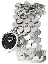 Versus by Versace SGD020012 Lights Stainless Steel Black Dial Charm Bracelet