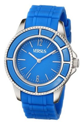 Versus by Versace SGM040013 Tokyo Stainless Steel Light Blue Dial Luminous Hands