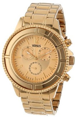 Versus by Versace SGN020013 Tokyo Stainless Steel Luminous Hands Chronograph Date