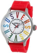 Versus by Versace SGU050013 Versus City Round Stainless Steel Multi-Colored Indexes Date