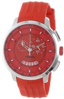 Versus by Versace SGV020013 Manhattan Red Rubber Chronograph Tachymeter Date