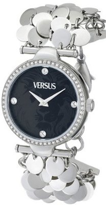 Versus by Versace SGW040013 Paris Lights Analog Display Japanese Quartz Silver