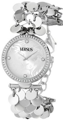 Versus by Versace SGW050013 Paris Lights Analog Display Japanese Quartz Silver