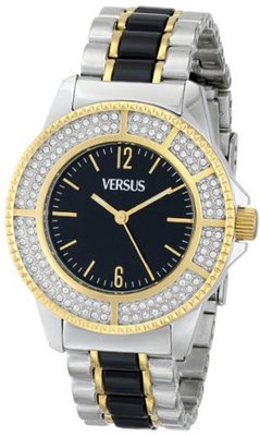 Versus by Versace SH7110013 Tokyo Crystal Analog Display Japanese Quartz Silver