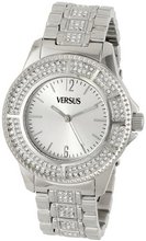 Versus by Versace SH7120013 Tokyo Crystal Analog Display Japanese Quartz Silver