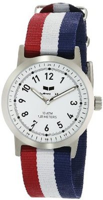 Vestal ABZ3C03 Alpha Bravo Zulu Analog Display Japanese Quartz Red