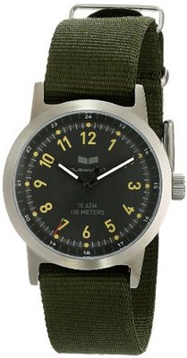 Vestal ABZ3C04 Alpha Bravo Zulu Analog Display Japanese Quartz Black