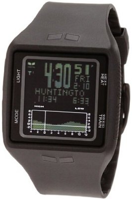 Vestal BRG001 Brig Tide and Train All Black Digital Polyurethane Surf