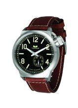 Vestal CTN3L04 Canteen Black Dial Brown Leather