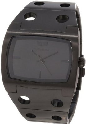 Vestal DES3M02 Destroyer Brushed Black with Black Dial