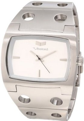 Vestal DES3M03 Destroyer Brushed Silver with Silver Dial