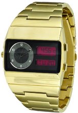 Vestal MMC035 Metal Monte Carlo Gold Ion-Plated Analogue-Digital
