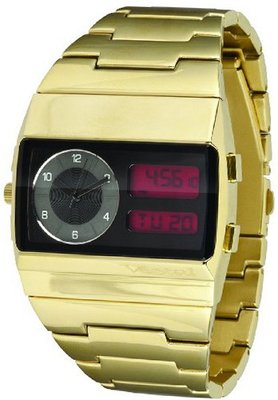 Vestal MMC035 Metal Monte Carlo Gold Ion-Plated Analogue-Digital