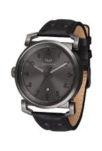 Vestal OB3L002 Observer Gunmetal Black Leather
