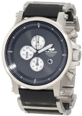 Vestal PLE036 Plexi Silver with Black Leather