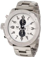 Vestal RES007 Restrictor Silver and White Chronograph