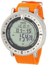 Vestal Unisex GDEDP03 The Guide: ABC Orange and Silver