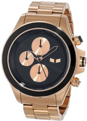 Vestal Unisex ZR2017 ZR-2 Minimalist Rose Gold Black