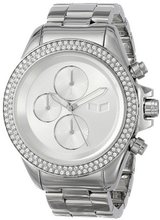 Vestal Unisex ZR2018 ZR-2 Minimalist Silver Swarovski