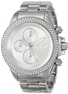Vestal Unisex ZR2018 ZR-2 Minimalist Silver Swarovski