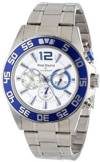 Viceroy 432861-05 Real Madrid Round Stainless Steel White Dial Day Date