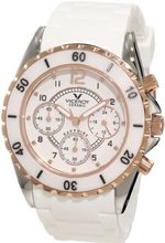 Viceroy 47562-95 White Ceramic Rose-gold Rubber
