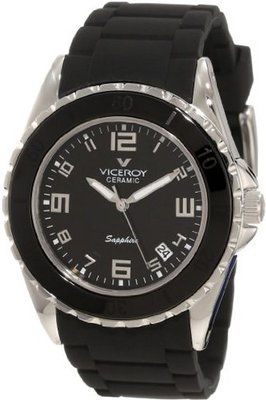 Viceroy 47564-55 Black Ceramic Date Rubber