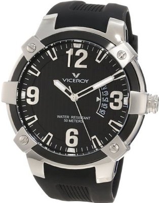 Viceroy 47635-55 Luminous Black Rubber Date