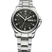 Victorinox Officers Swiss Army Quartz Grey Dial - (241590)