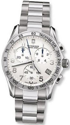 Victorinox Swiss Army 241315 Chrono Classic Silver-Tone Dial
