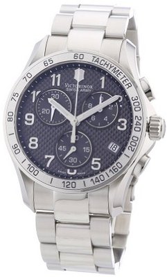 Victorinox Swiss Army 241405 Chrono Classic PVD Coated Grey Dial
