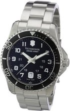 Victorinox Swiss Army 241436 Maverick Stainless Steel Black Dial
