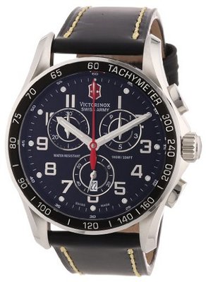 Victorinox Swiss Army 241444 Chron Classic Black Chronograph Dial