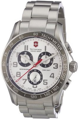 Victorinox Swiss Army 241445 Chrono Classic Silver Chronograph Dial