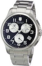 Victorinox Swiss Army 241455 Officers Chrono Black Dial