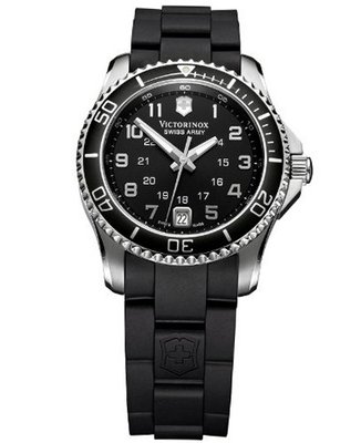 Victorinox Swiss Army Maverick GS Black Rubber Strap 34mm 249067