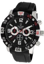 Victory Instruments V-Accelerate Chronograph Black Dial/Black Bezel Sport 6002-BB