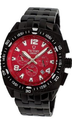 Victory Instruments V-Adventurer Chronograph Ip Black/Red Sport 7011-RB
