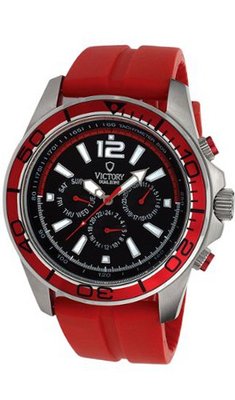 Victory Instruments V-Earth Silicone Dual Zone Red/Red Silicone Sport 5127-RRR